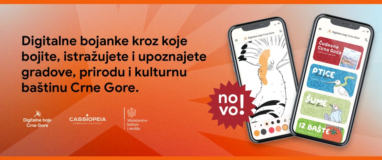 Digitalne boje Crne Gore - Digitalna bojanka - Digital Colouring Application