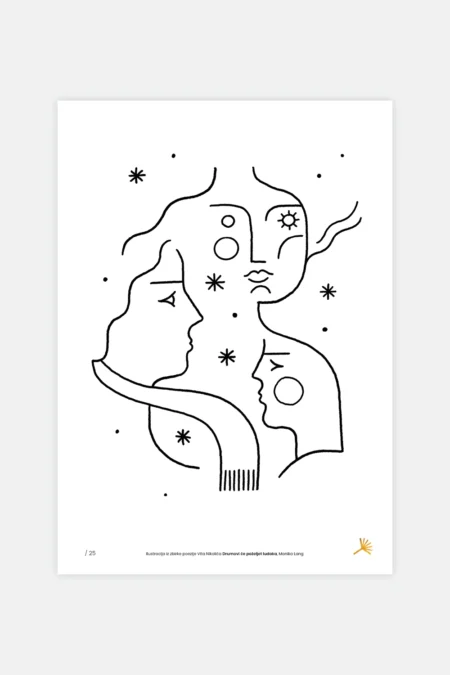 ART Print – Gimnazijalke na snijegu | Vito Nikolić × Monika Lang